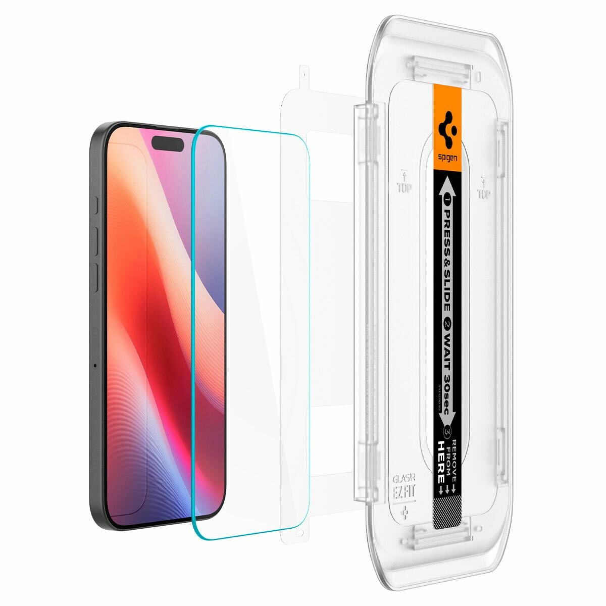 Защитное стекло SPIGEN для iPhone 16 Pro Max Glas.tR EZ Fit HD 1 шт Прозрачный AGL07914 — фото 1