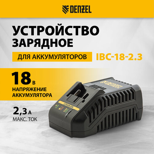 Зарядное устройство Denzel IBC-18-23 18 В 4 Ач 2576₽