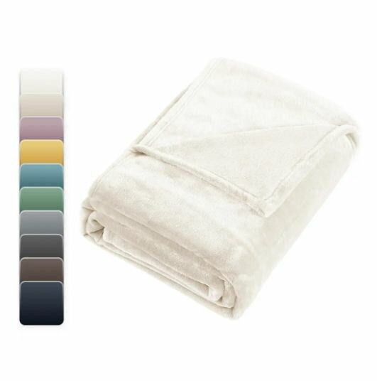 Плед Inspire Flandria 200x220 см микрофибра цвет экрю Cream 5