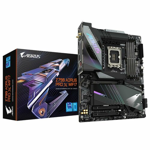Gigabyte Материнская плата Gigabyte Z790 AORUS PRO X WIFI7 RTL Z790 AORUS PRO X WIFI7 35100₽