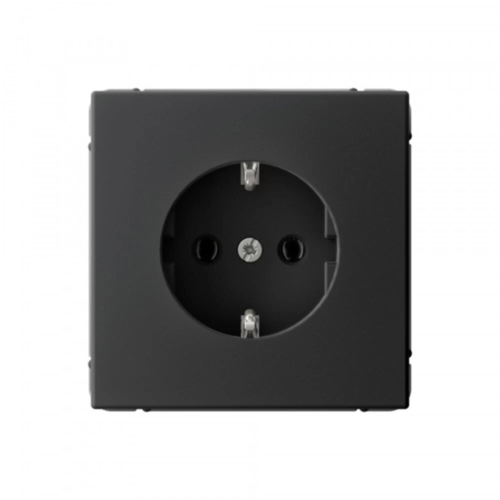 Розетка Systeme Electric ArtGallery встраиваемая карбон (GAL001043)