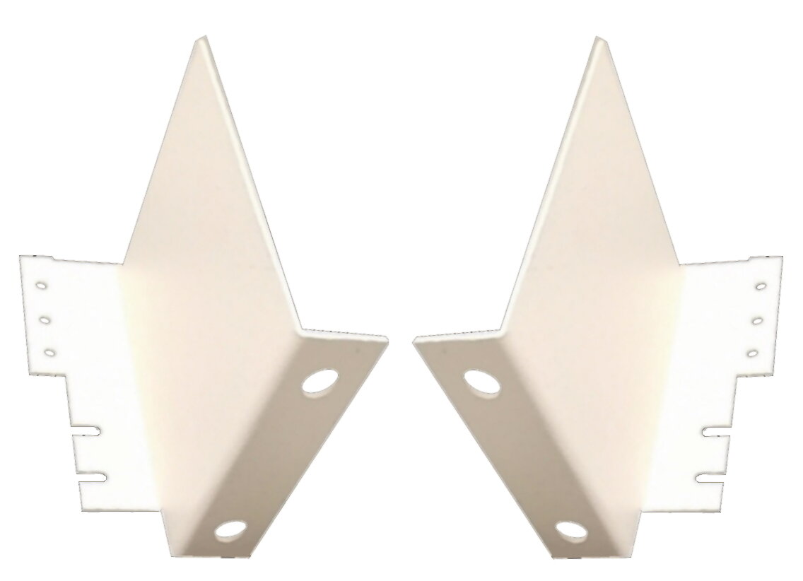 Кронштейн стальной для крепления полок усиленный 110х52х67 мм