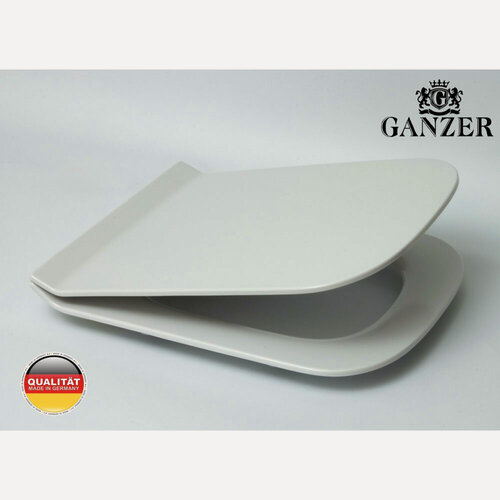 Изображение товара Сиденье для унитаза Ganzer с микролифтом, 41,3х34 см, цвет белый, модель GZ19002