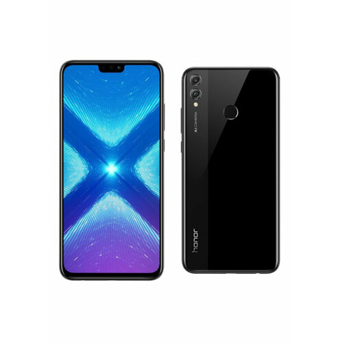 Смартфон Huawei Honor 8X 6128 ГБ Dual nano SIM черный 6500₽