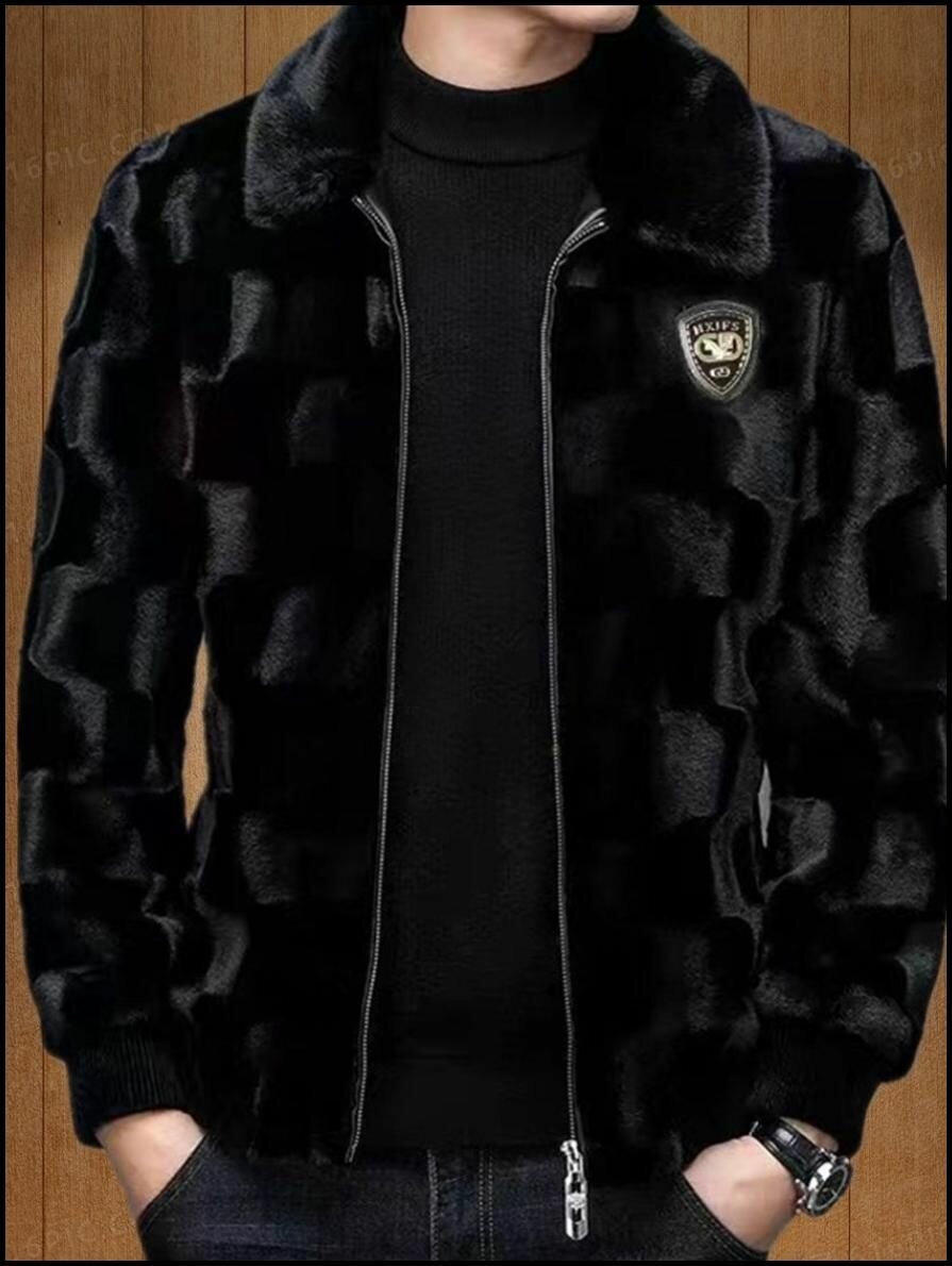 Пальто, размер 3XL, черная — фото 1