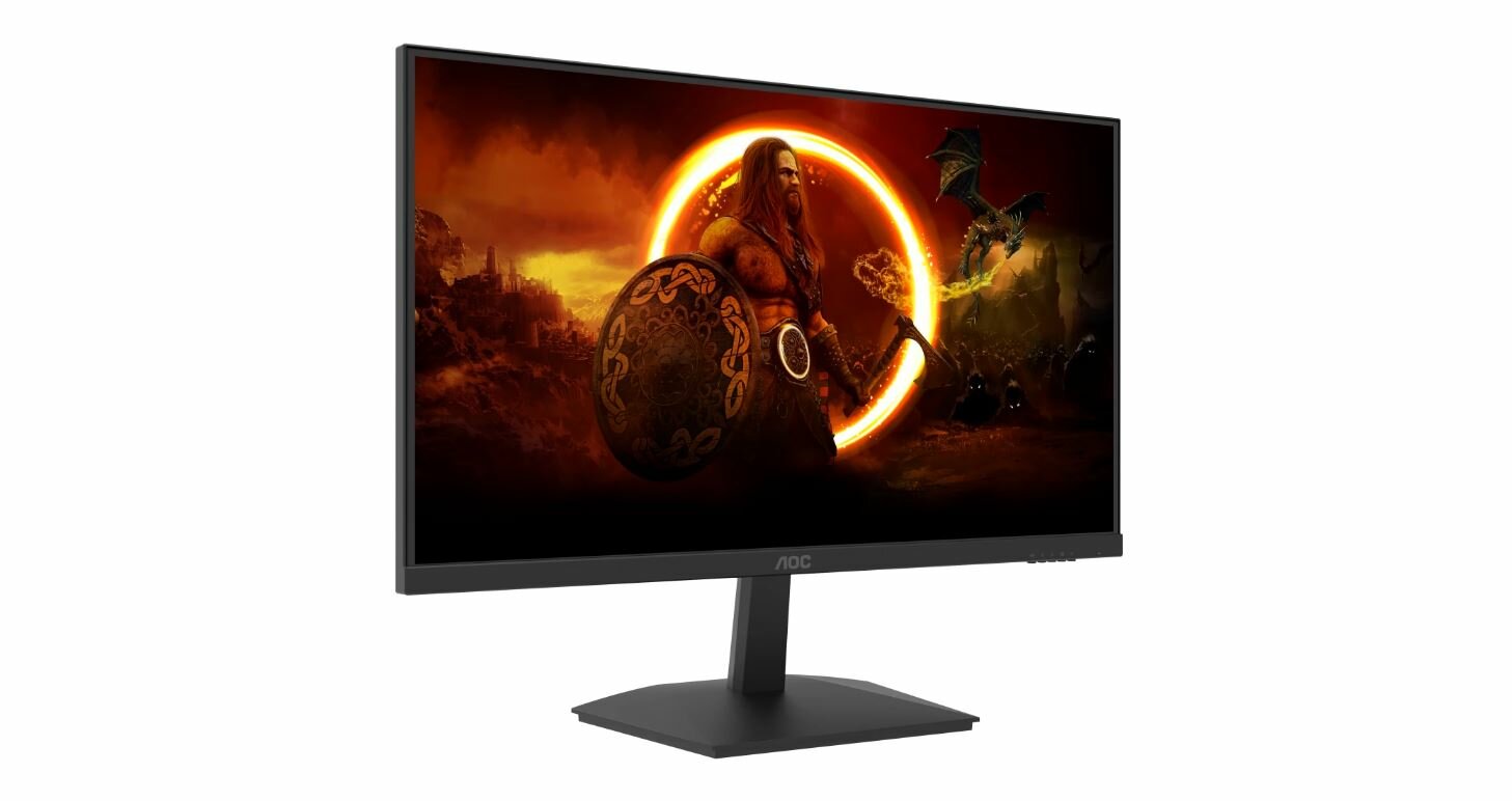 Монитор 23.8" AOC 24G15N2 Black (VA, 1920x1080, 180Hz, 1 ms, 178°/178°, 250 cd/m, 80M:1, +2xHDMI 2.0, +DisplayPort 1.4) — фото 1