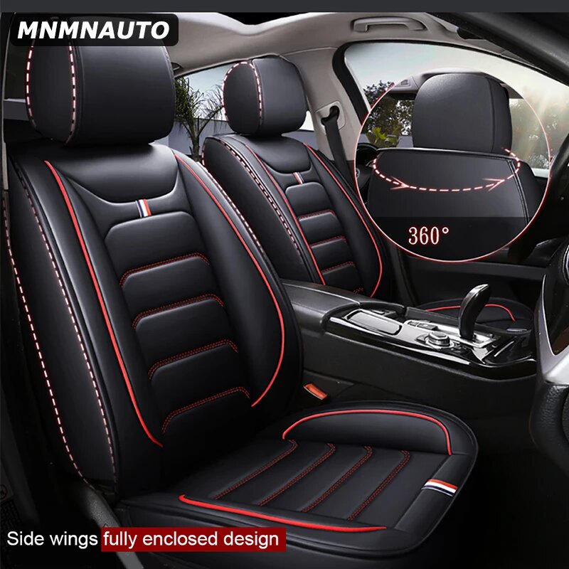 Автомобильный чехол mnauto на сиденье для GAC Trumpchi GS8 GS4 GS5 GA3 GA5 GE3, автомобильные аксессуары, интерьер (1 сиденье), Black White — фото 1