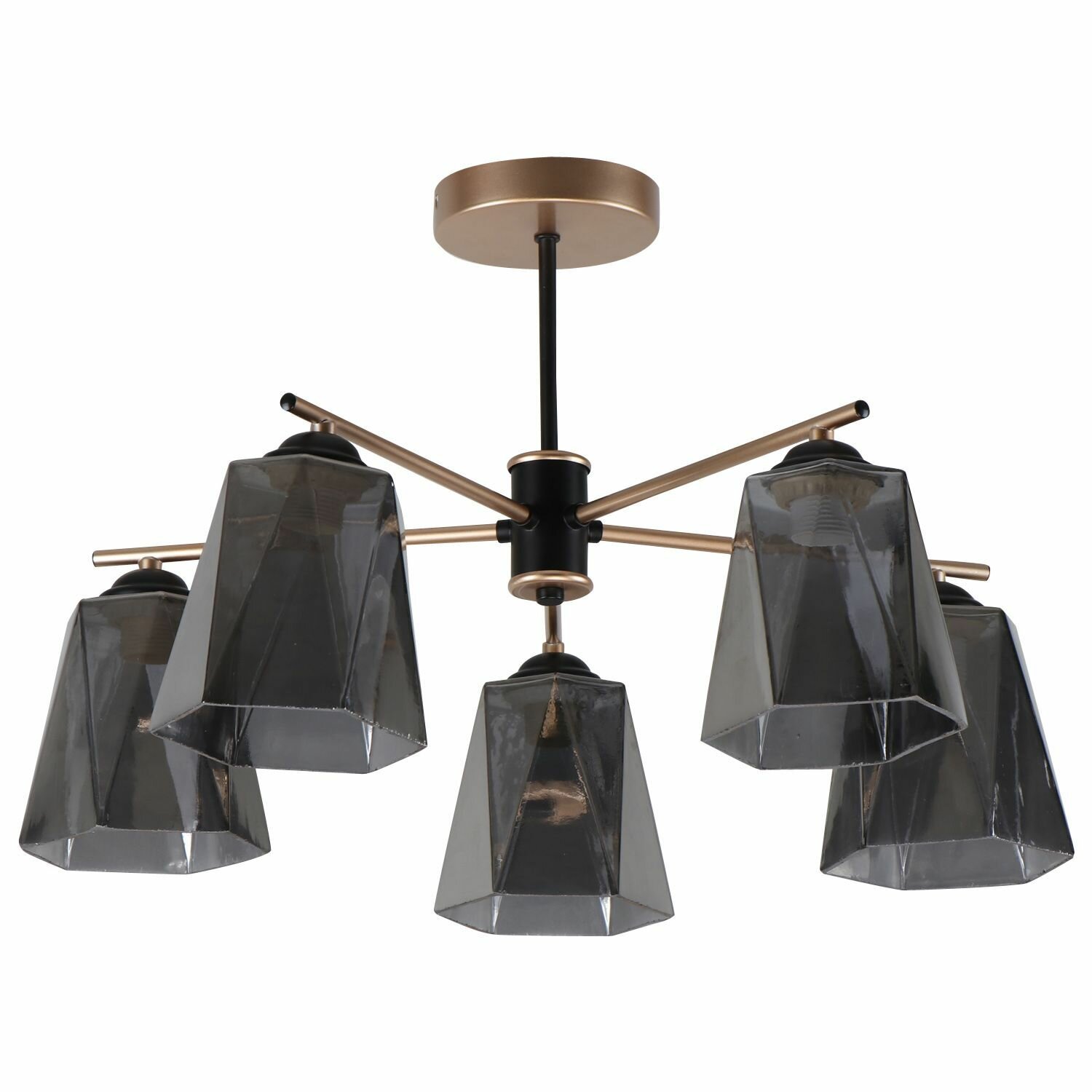 Люстра потолочная Цвет - Золотой 88154/5 Е27