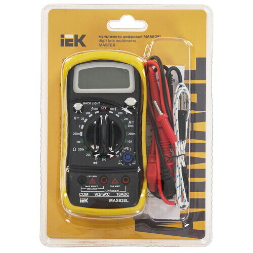 Мультиметр IEK MasterMAS838L