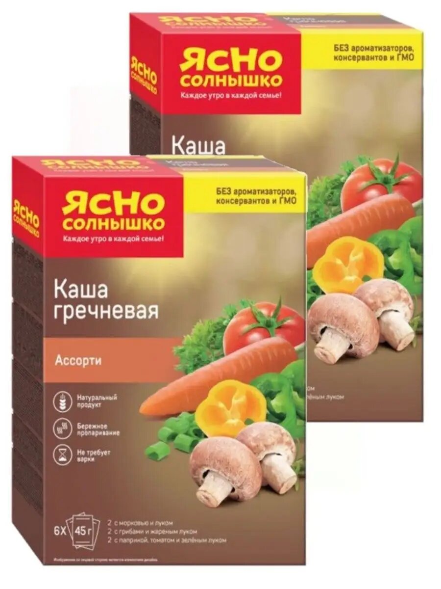 Хлопья гречневые овощное ассорти / гречневая крупа