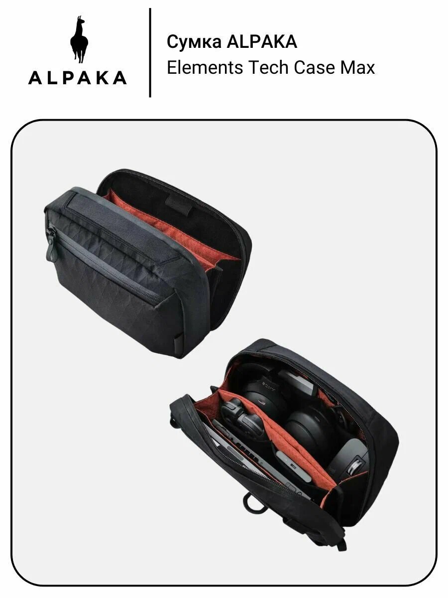 Несессер ALPAKA, ширина: 9.5 см., высота: 15.5 см., длина: 24 см., , черный