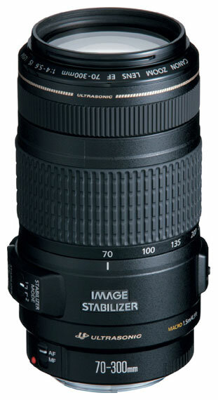 Объектив Canon EF 70-300mm f/4-5.6 IS USM, телеобъектив, черный