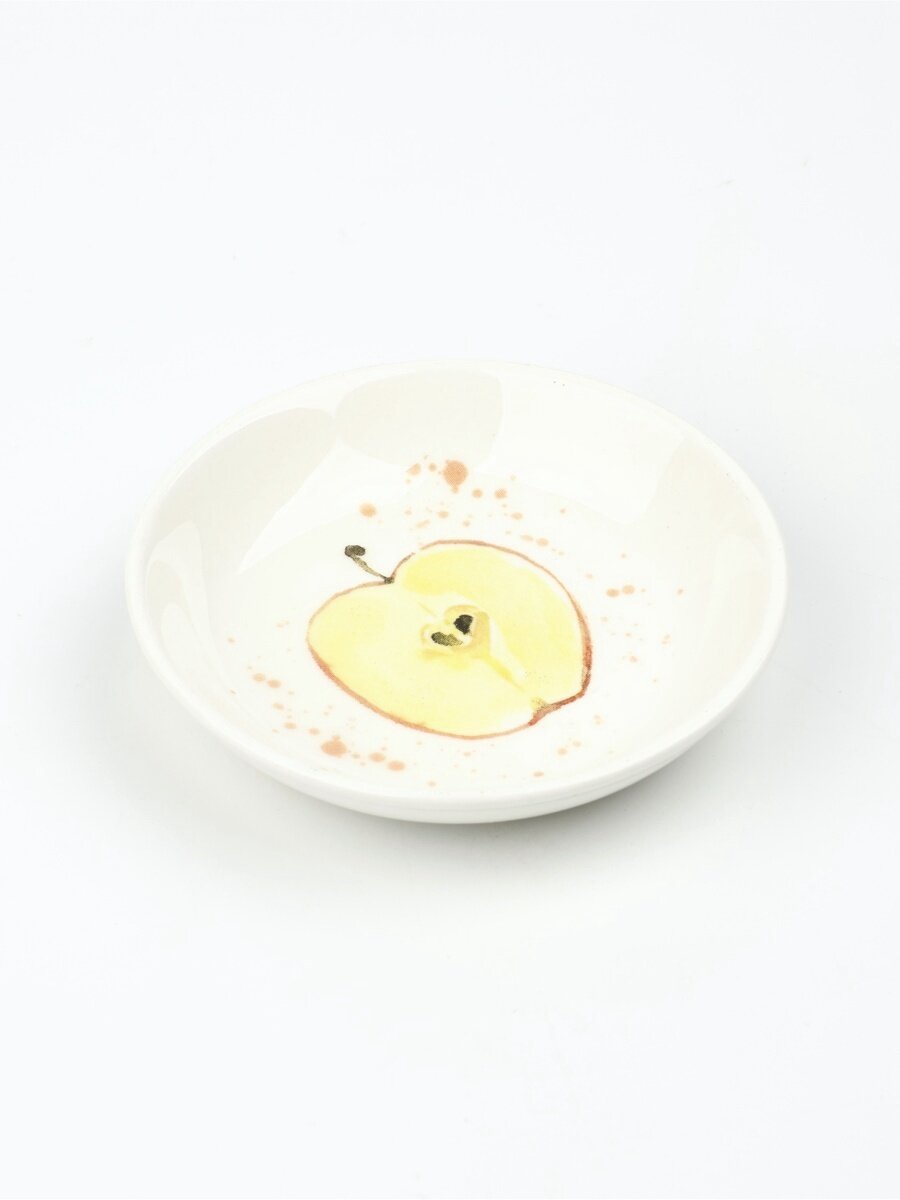 Миска керамическая для мелких грызунов 88 х 88 х 15 белая 30 мл 1 шт