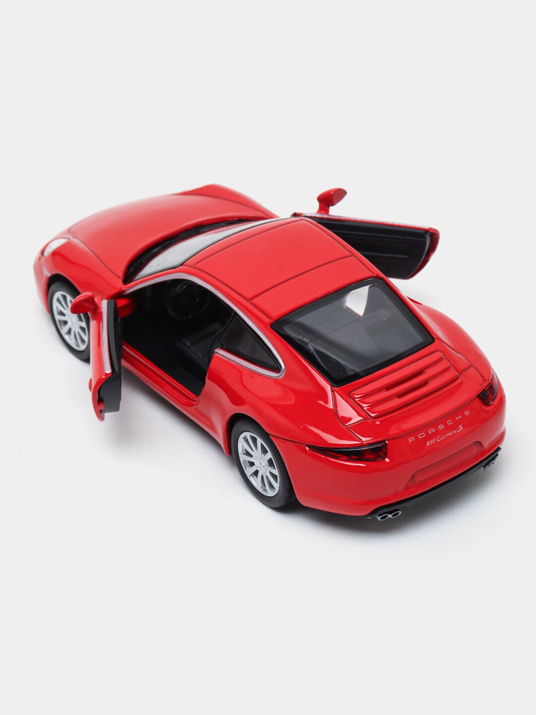 Инерционные коллекционные игрушечные машинки 1:36, Porsche 911 Carrera S красный — фото 1