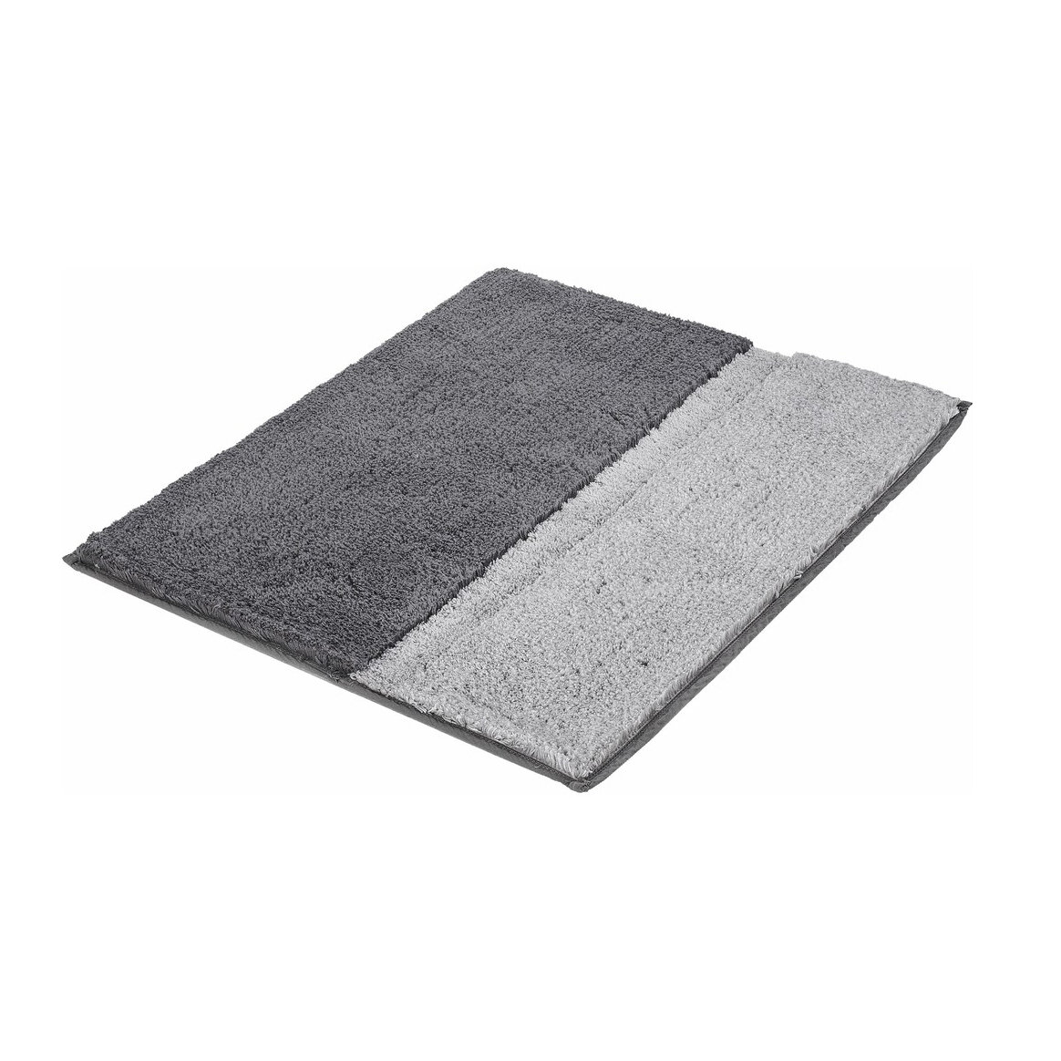 Коврик для ванной комнаты Kleine Wolke Life Anthracite 55x65см - фото №1