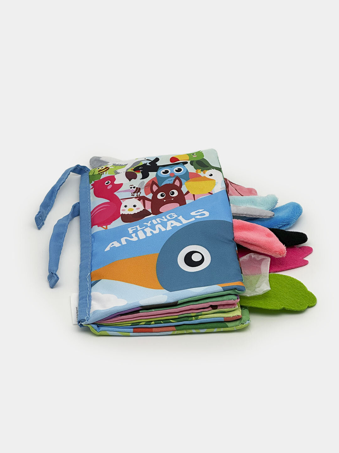 Мягкие развивающие книги для детей, Алый — фото 1