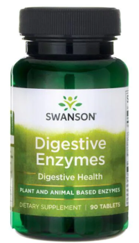 Swanson Digestive Enzymes (Пищеварительные ферменты) 90 таблеток — фото 1