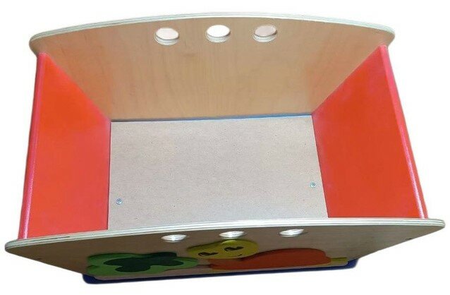 Тележка для игрушек с декором — фото 1