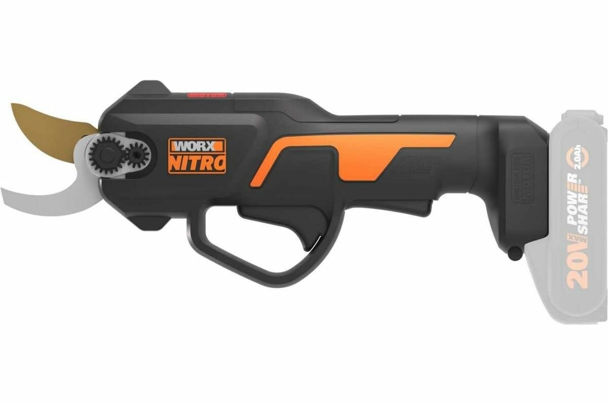 Секатор аккумуляторный WORX WG330E.9, (без АКБ и ЗУ)
