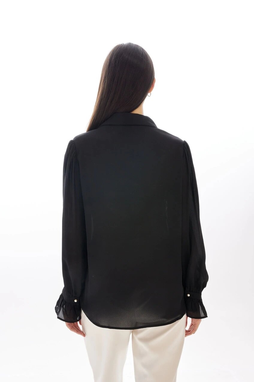 Блуза Selfie, размер XS, черный — фото 1