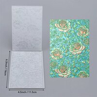 Папка для тиснения Born to Sparkle 3D Embossing Folder Floral Expressions, AT0195
