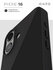 Защитный бампер на iPhone 16 / Чехол на Айфон 16 ребристый, черны...