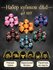 D&D Кости игральные, дайсы, кубики для DND (ДнД) Набор из 6 цвето...