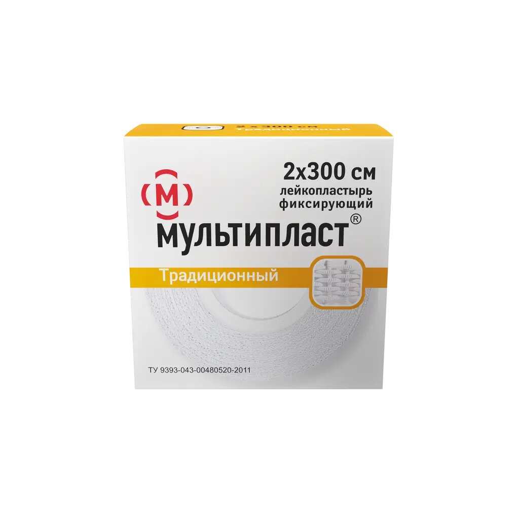 Пластырь Мультипласт 2х300 см 1 шт