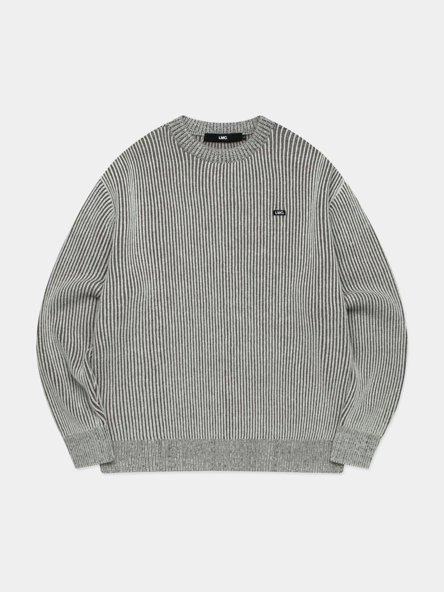 Свитер LMC Micro Box Two Tone Knit, размер M, , charcoal