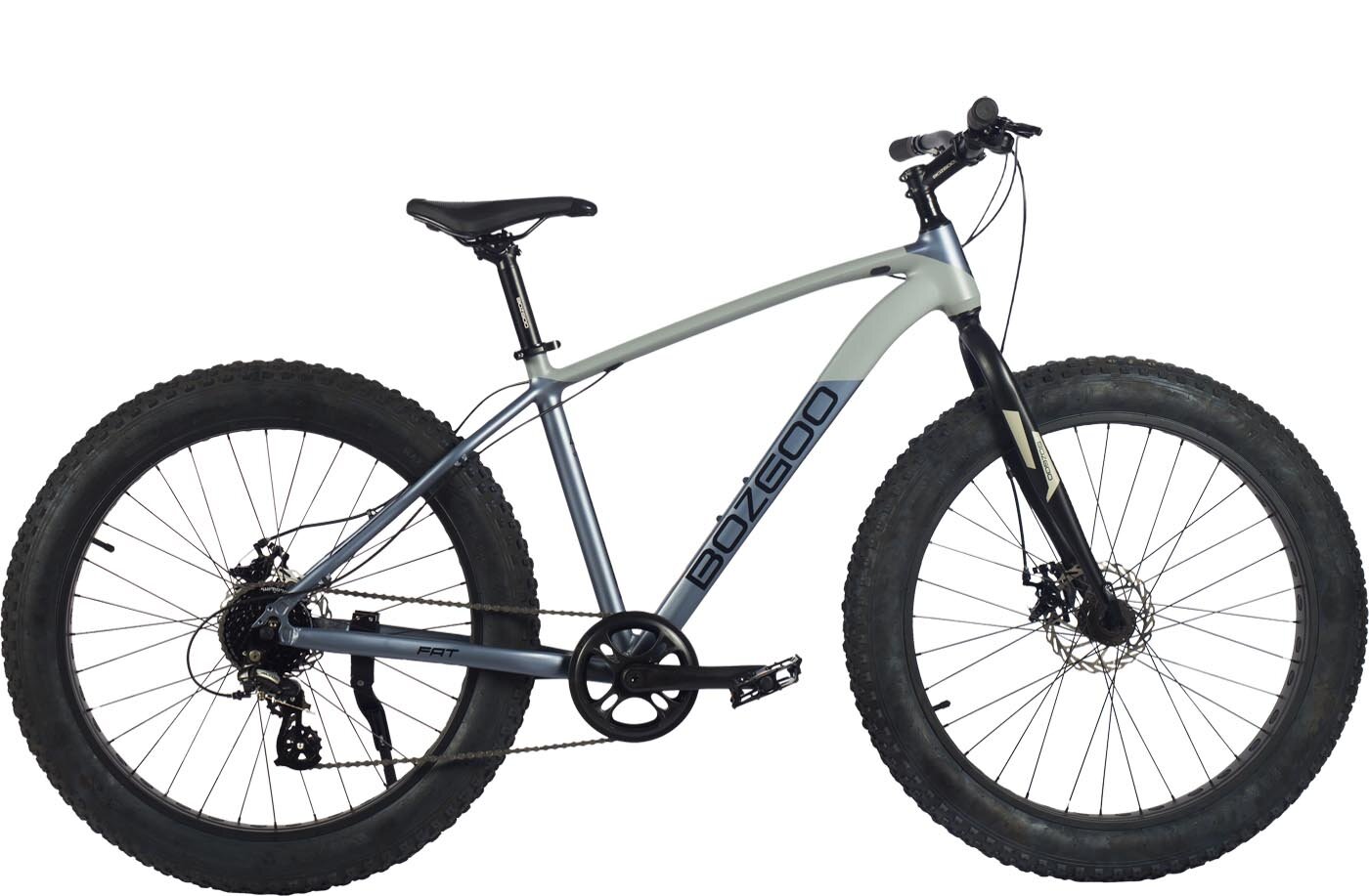 BOZGOO Велосипед фэтбайк BOZGOO Inizio 26" (рама 19 graphite/lite gray)