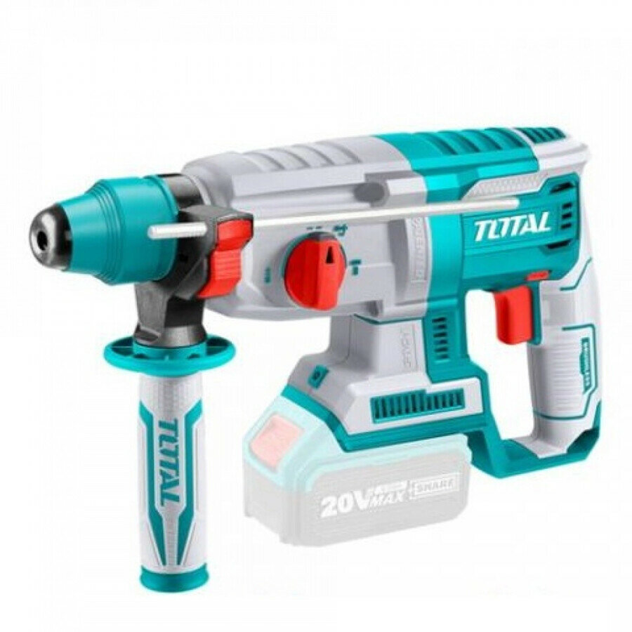 Перфоратор TOTAL TRHLI20228, бесщеточный двигатель, 20В, SDS-Plus, с подсветкой — фото 1