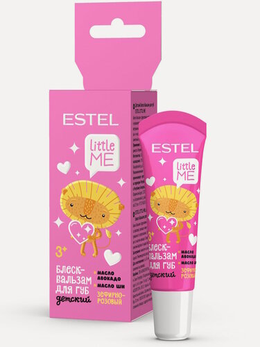 Изображение товара Детский блеск-бальзам для губ ESTEL PROFESSIONAL Little Me зефирно-розовый 10 мл