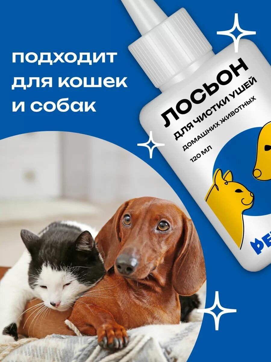 Изображение Лосьон для ушей PETPOWER, для кошек и собак, антибактериальный, без запаха, 120 мл