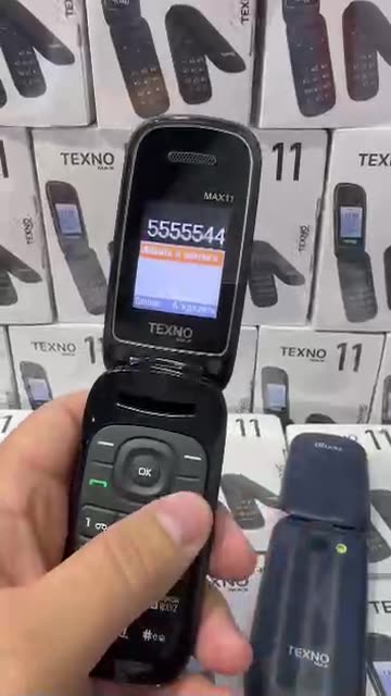 Телефон Texnomax Max 11, 2 SIM, FM-радио, яркий фонарик, 1.77" экран — фото 1