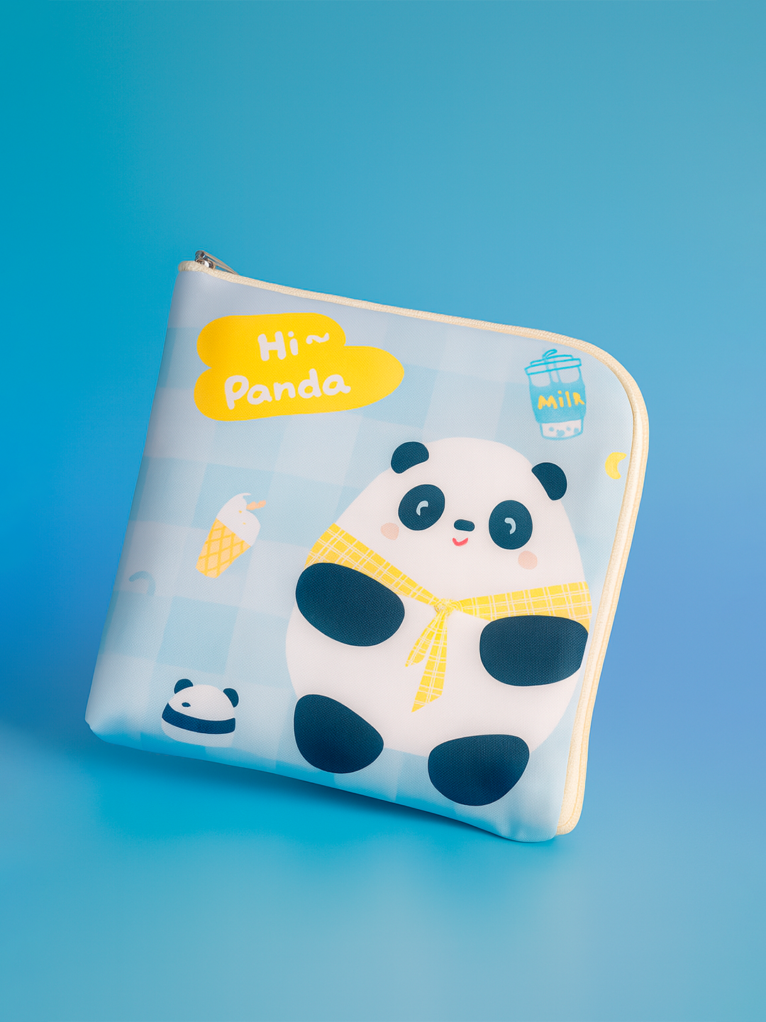 Футляр для прокладок, мини косметичка с пандой, 12,5 х 12,5 см