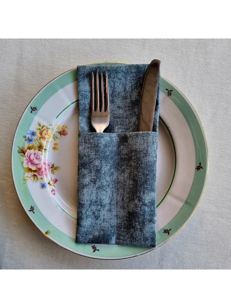 Элегантные мраморные конверты для сервировки, 4 шт. — фото 1