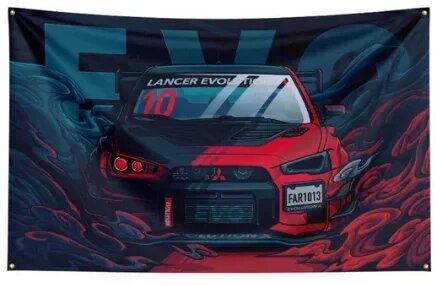 Флаг Gtrs Generation Evolution полиэстер 90x150 см 4 Grommets 60x90 см