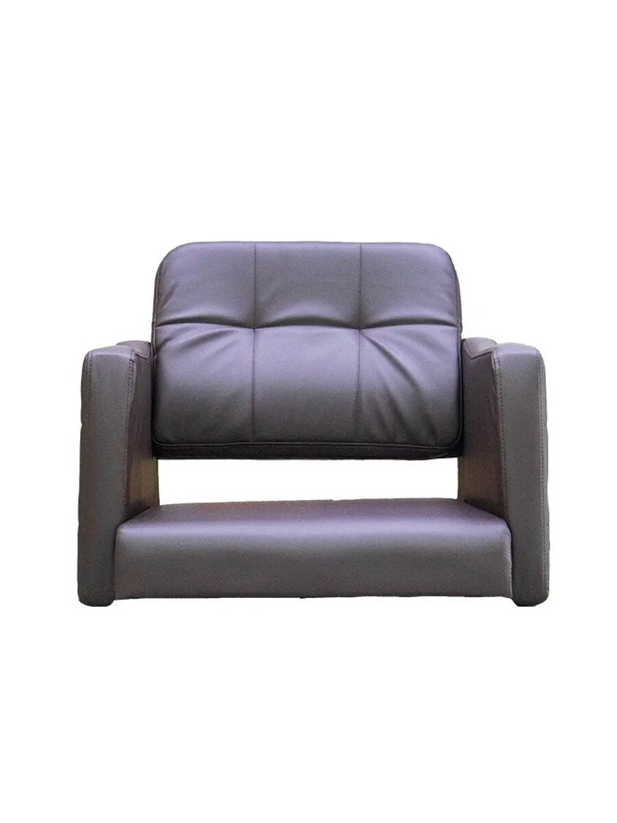 Кресло парикмахерское A-02КОР NEW под гидравлику коричневое — фото 1