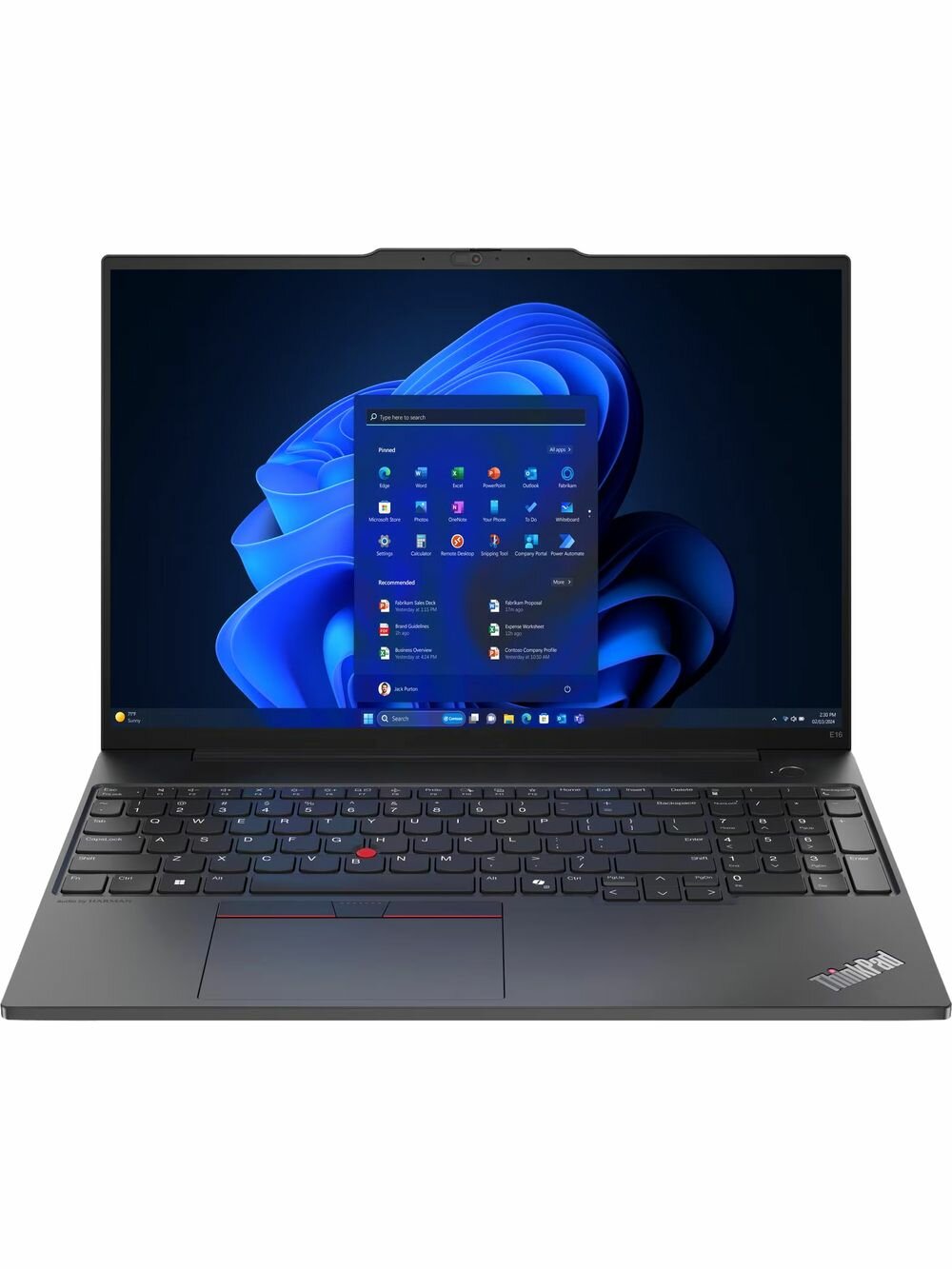 Ноутбук LENOVO ThinkPad E16 G2 16" (21M5S09E00) Без ПО