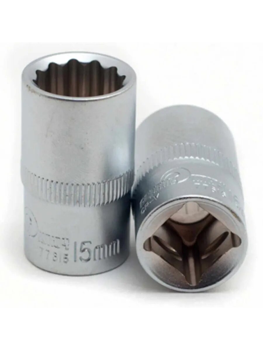 Головка торцевая 12-гранная 15 мм сервис ключ 77615