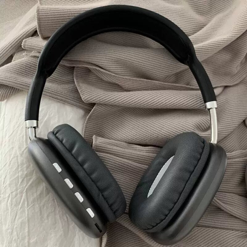 Ретро Bluetooth гарнитура черная космическая версия — винтажный дизайн для фотографий, декоративная только