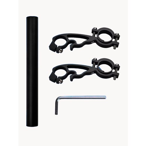 Дополнительный кронштейн для руля велосипеда, второй руль, вынос для фонарей 25 см облегченный