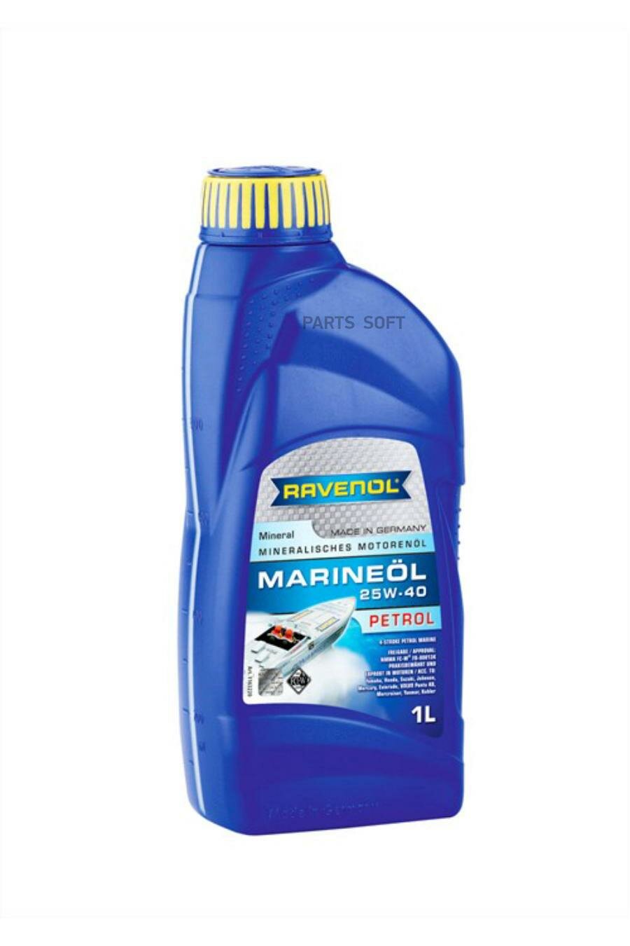 Моторное масло RAVENOL Marineoil PETROL SAE 25W-40 mineral (1л) new RAVENOL / арт. 116322000101999 - (1 шт)