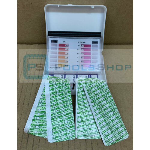 Таблетки для тестера Phenol Red, Ph-ПШ (10 шт), DPD1, свободный хлор( 10шт)-1 комплект