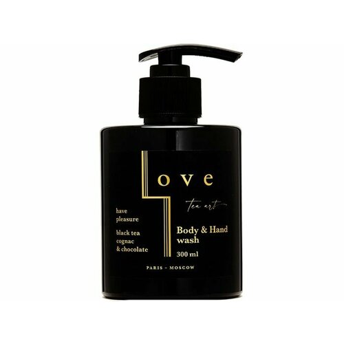 Гель для душа LOVE TEA ART black tea, cognac and chocolate