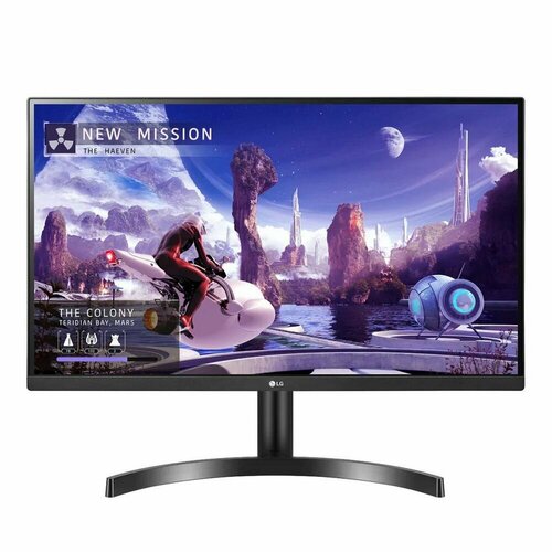 Монитор LG 27» LG 27QN600-B Black (IPS, 2560x1440, HDMI+DP, 5 ms, 178°/178°, 350 cd/m, 1000:1)