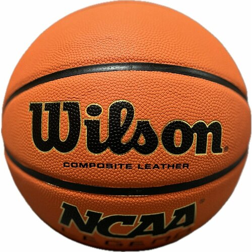 Баскетбольный мяч Wilson NCAA LEGEND. Размер 5. Orange/Black. Indoor/Oudoor баскетбольный мяч wilson drv endure размер 7 розово голубой indoor oudoor