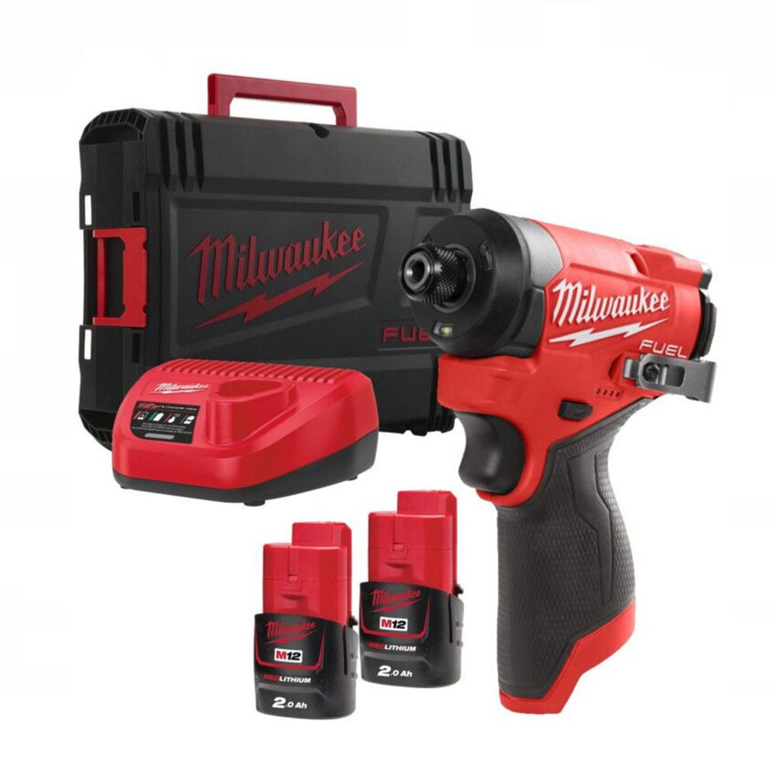 Аккумуляторная дрель-шуруповерт Milwaukee M12 FID2-202Х ударная - фото №1