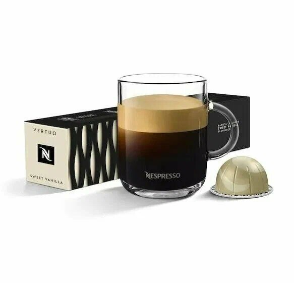 Nespresso Vertuo Sweet Vanilla - 10 капсул натурального молотого кофе для кофемашины — фото 1