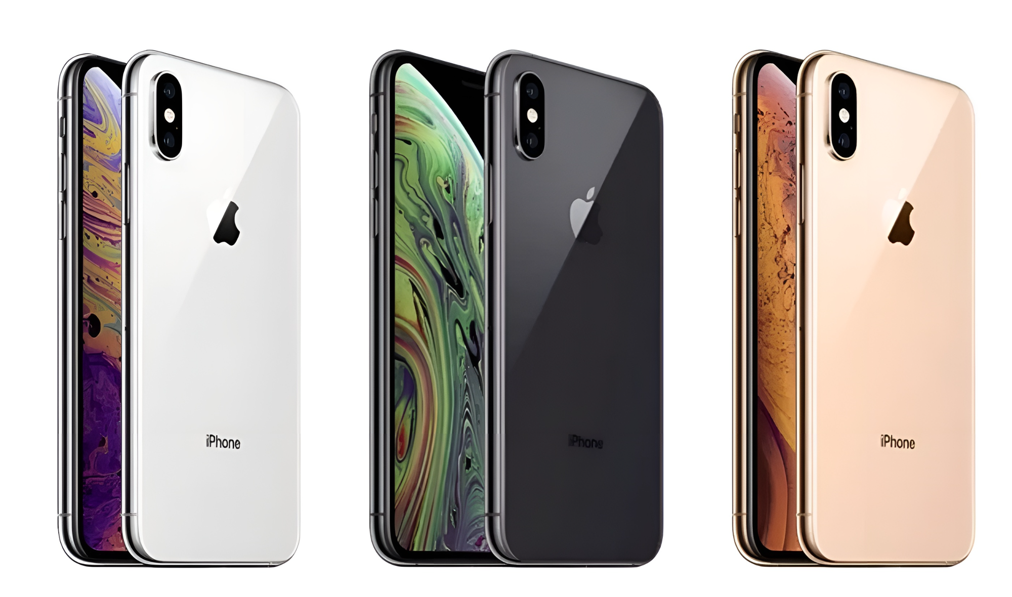 Смартфон Apple iPhone XS 64 ГБ, серебристый Восстановленный — фото 1